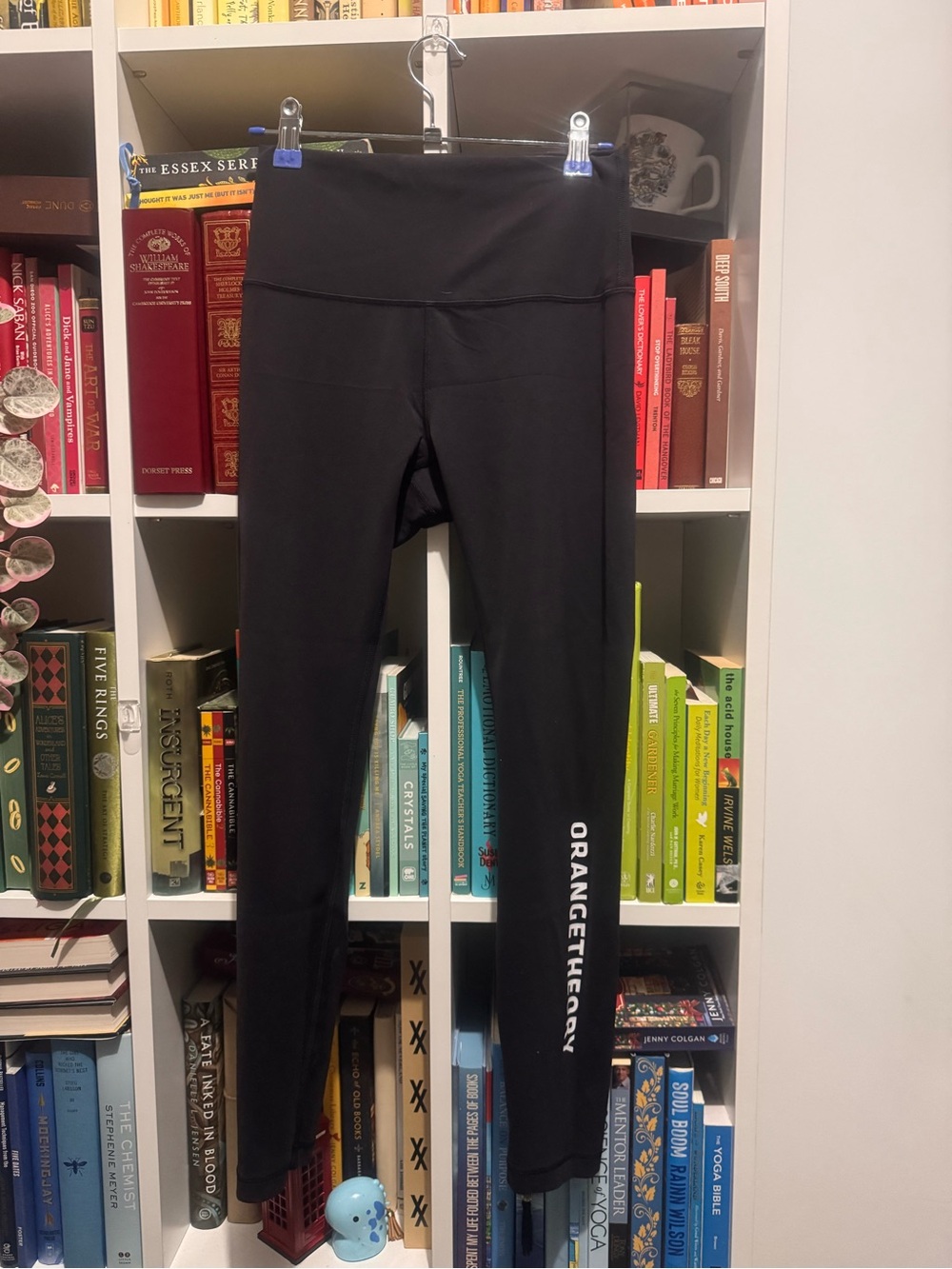 lululemon athletica Black Kids Leggings with White Side Logo